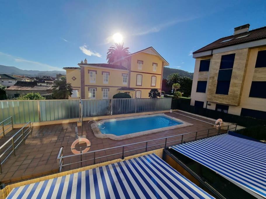 20A01 - Precioso Apartamento Con Piscina Y Garaje San Juan De La Arena Exterior photo